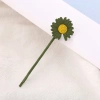 Wholesale of small Daisy multi-color spray-painted European and American fashion forest-style pearl water diamond hair clips and bangs clips for goddess casual matching accessories details Picture